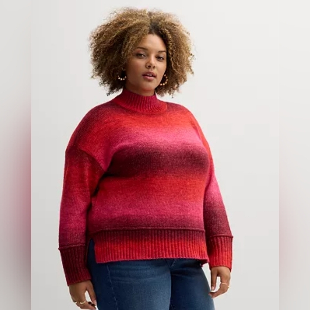 Nine West Mock Neck Sweater 2x
